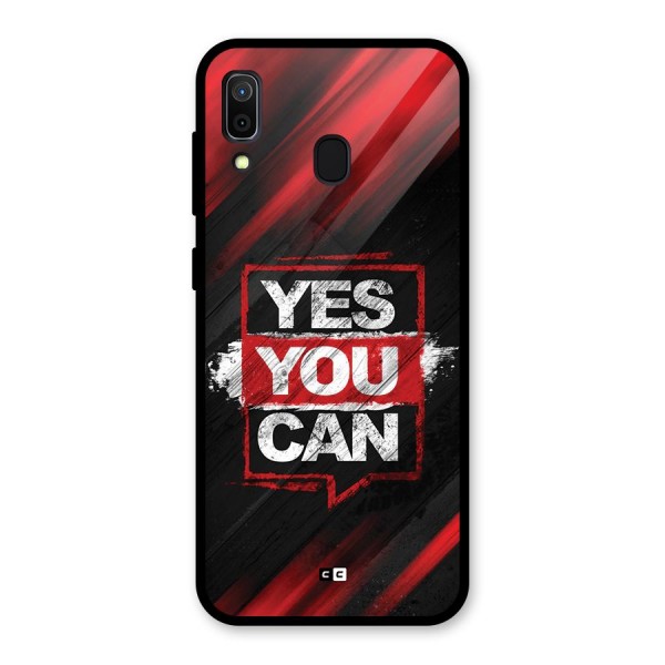 Stay Motivated Glass Back Case for Galaxy A30