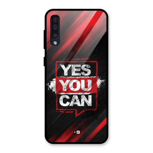 Stay Motivated Glass Back Case for Galaxy A50s