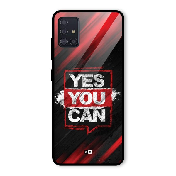 Stay Motivated Glass Back Case for Galaxy A51