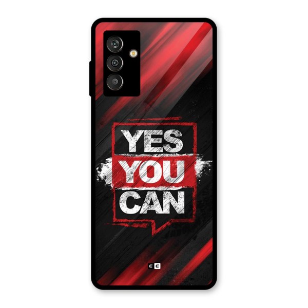 Stay Motivated Glass Back Case for Galaxy M13