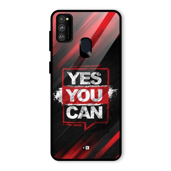 Stay Motivated Glass Back Case for Galaxy M21