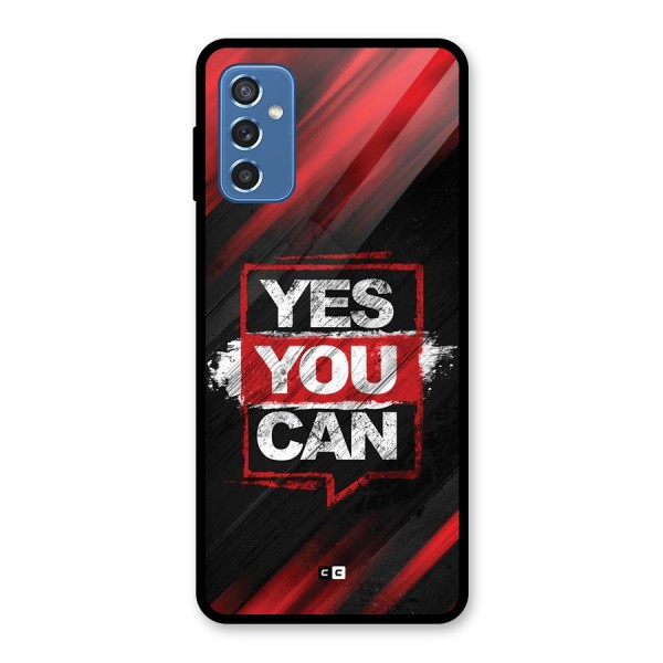 Stay Motivated Glass Back Case for Galaxy M52 5G