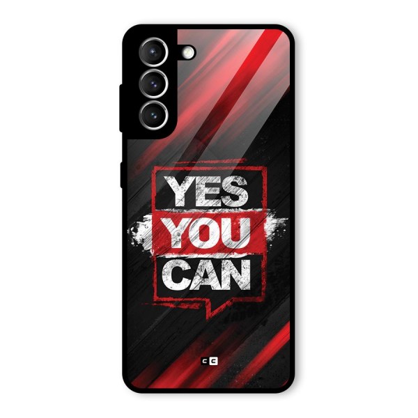 Stay Motivated Glass Back Case for Galaxy S21 5G