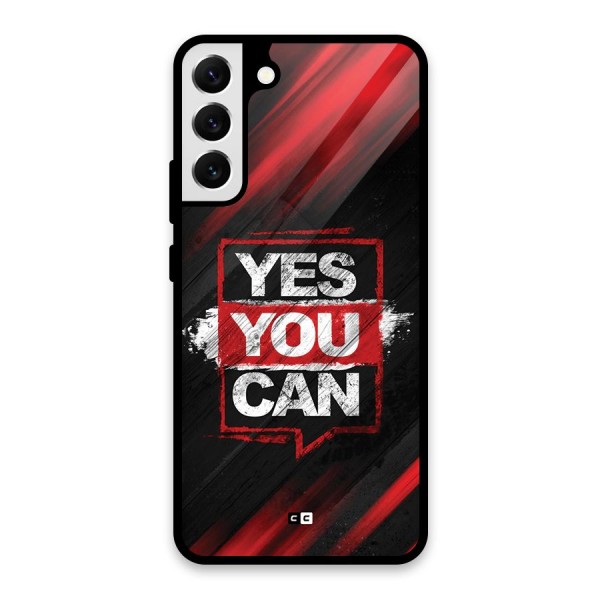 Stay Motivated Glass Back Case for Galaxy S22 Plus 5G