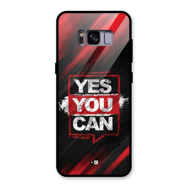 Stay Motivated Glass Back Case for Galaxy S8