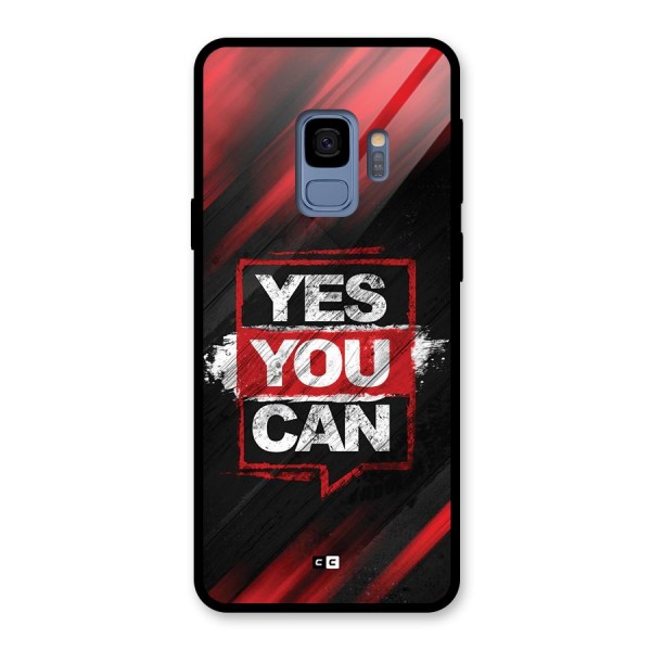 Stay Motivated Glass Back Case for Galaxy S9