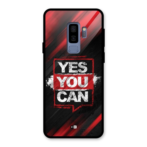 Stay Motivated Glass Back Case for Galaxy S9 Plus