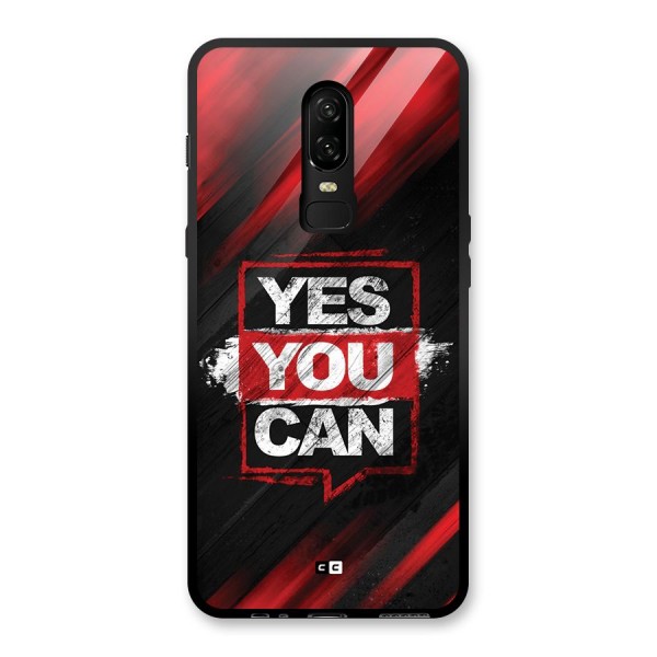 Stay Motivated Glass Back Case for OnePlus 6