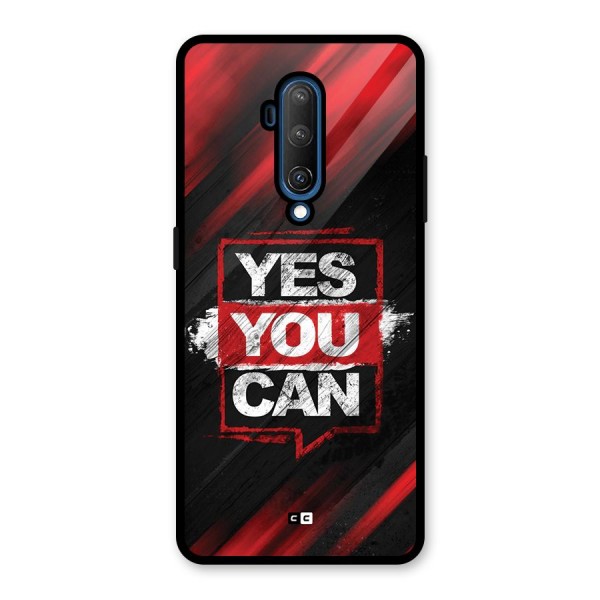 Stay Motivated Glass Back Case for OnePlus 7T Pro