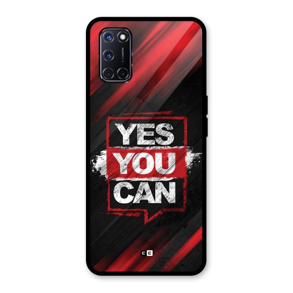 Stay Motivated Glass Back Case for Oppo A52