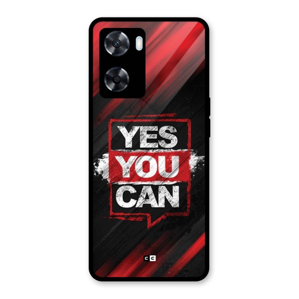 Stay Motivated Glass Back Case for Oppo A77