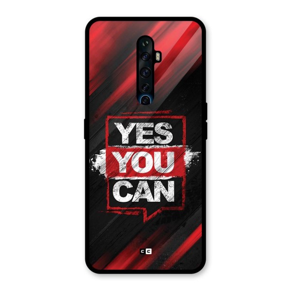 Stay Motivated Glass Back Case for Oppo Reno2 Z