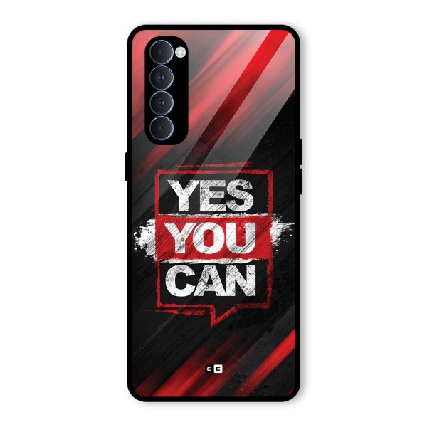 Stay Motivated Glass Back Case for Oppo Reno4 Pro