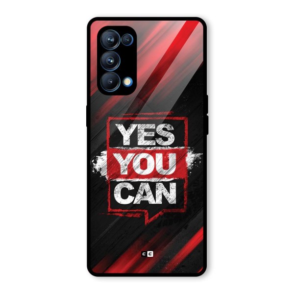 Stay Motivated Glass Back Case for Oppo Reno5 Pro 5G