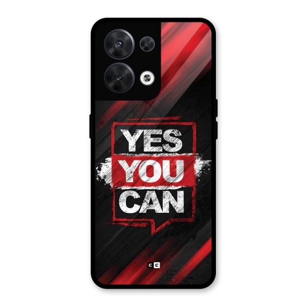 Stay Motivated Glass Back Case for Oppo Reno8 5G