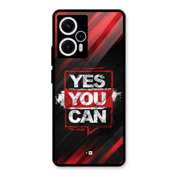 Stay Motivated Glass Back Case for Poco F5