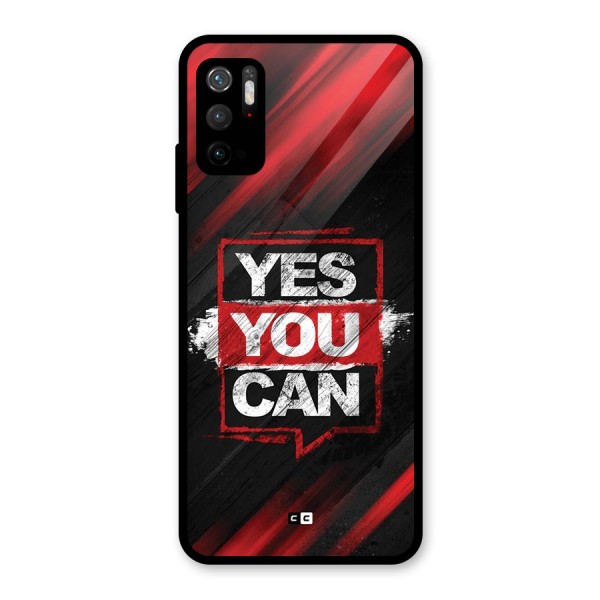 Stay Motivated Glass Back Case for Poco M3 Pro 5G