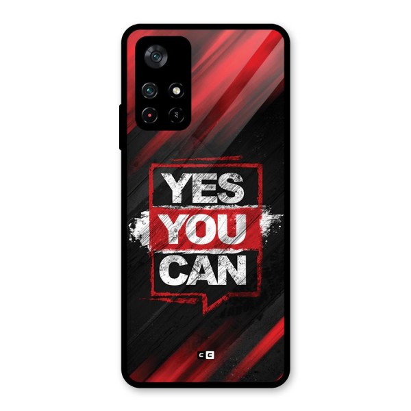 Stay Motivated Glass Back Case for Poco M4 Pro 5G