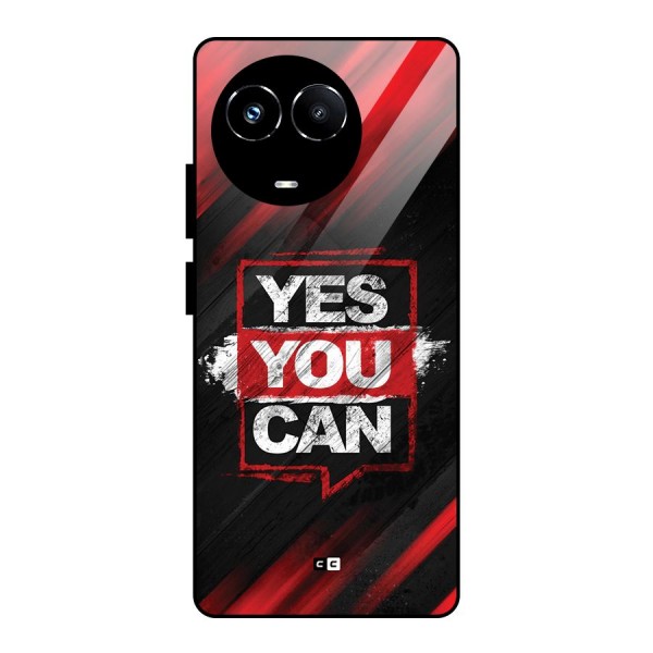 Stay Motivated Glass Back Case for Realme 11X