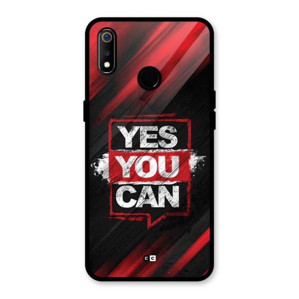 Stay Motivated Glass Back Case for Realme 3