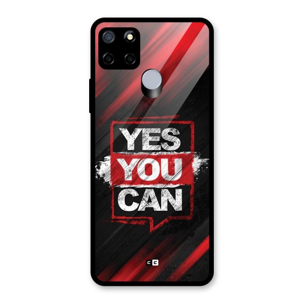 Stay Motivated Glass Back Case for Realme C12