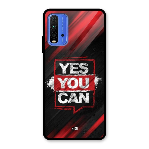 Stay Motivated Glass Back Case for Redmi 9 Power