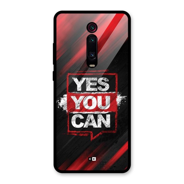 Stay Motivated Glass Back Case for Redmi K20