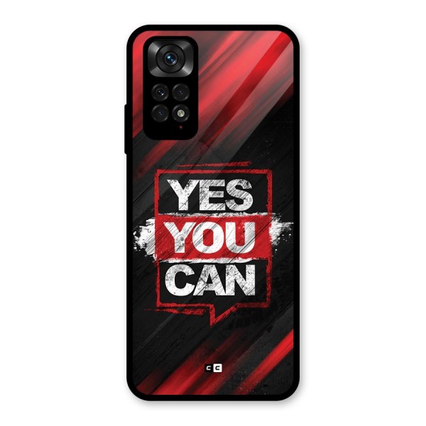 Stay Motivated Glass Back Case for Redmi Note 11