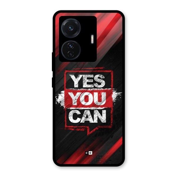 Stay Motivated Glass Back Case for Vivo T1 Pro