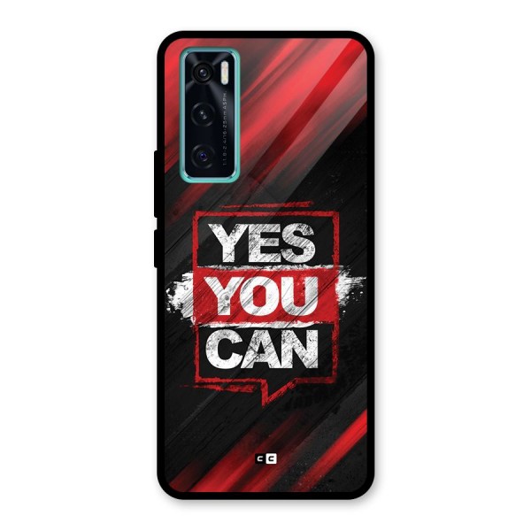 Stay Motivated Glass Back Case for Vivo V20 SE