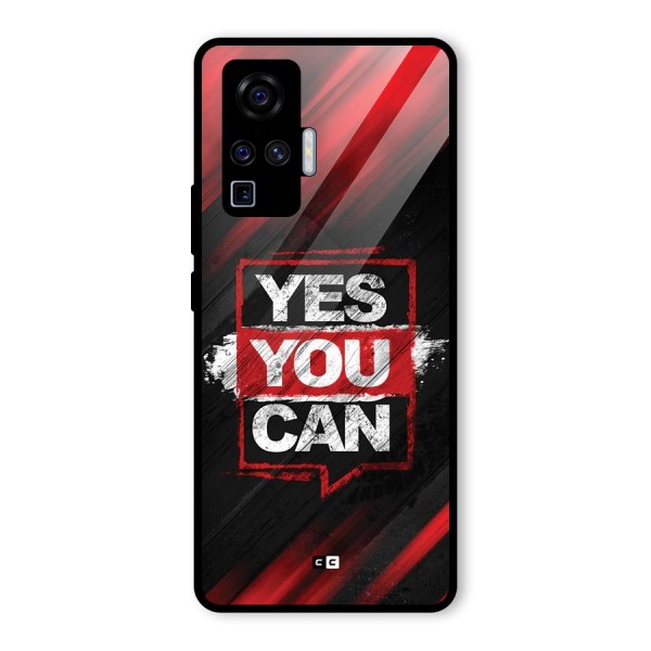 Stay Motivated Glass Back Case for Vivo X50 Pro