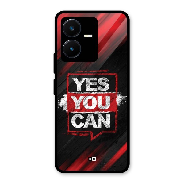 Stay Motivated Glass Back Case for Vivo Y22