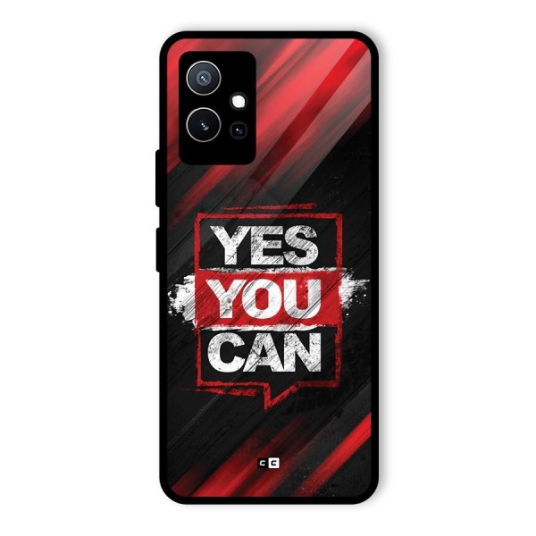 Stay Motivated Glass Back Case for Vivo Y75 5G