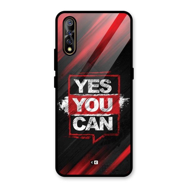 Stay Motivated Glass Back Case for Vivo Z1x