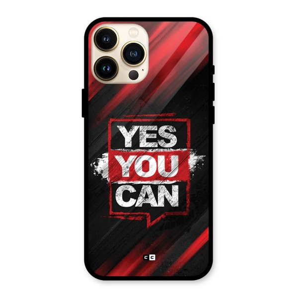 Stay Motivated Glass Back Case for iPhone 13 Pro Max