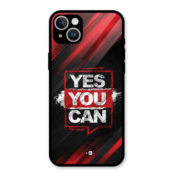 Stay Motivated Glass Back Case for iPhone 14 Plus