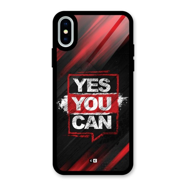 Stay Motivated Glass Back Case for iPhone X