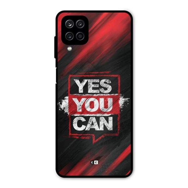 Stay Motivated Metal Back Case for Galaxy A12