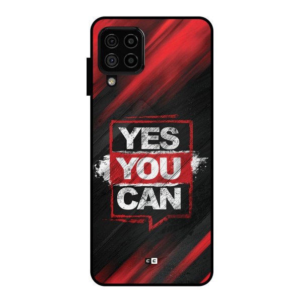 Stay Motivated Metal Back Case for Galaxy A22 4G