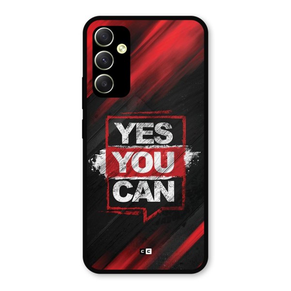 Stay Motivated Metal Back Case for Galaxy A34