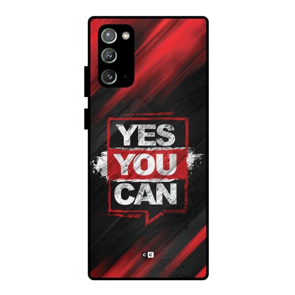 Stay Motivated Metal Back Case for Galaxy Note 20