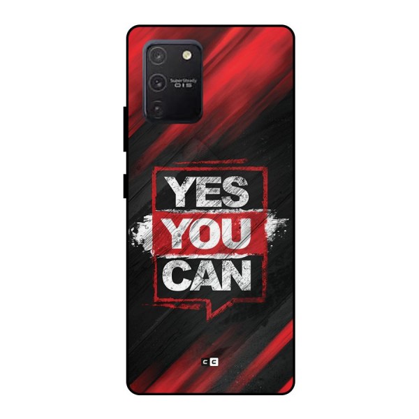 Stay Motivated Metal Back Case for Galaxy S10 Lite