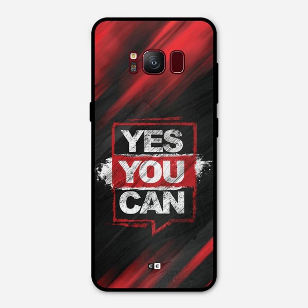 Stay Motivated Metal Back Case for Galaxy S8