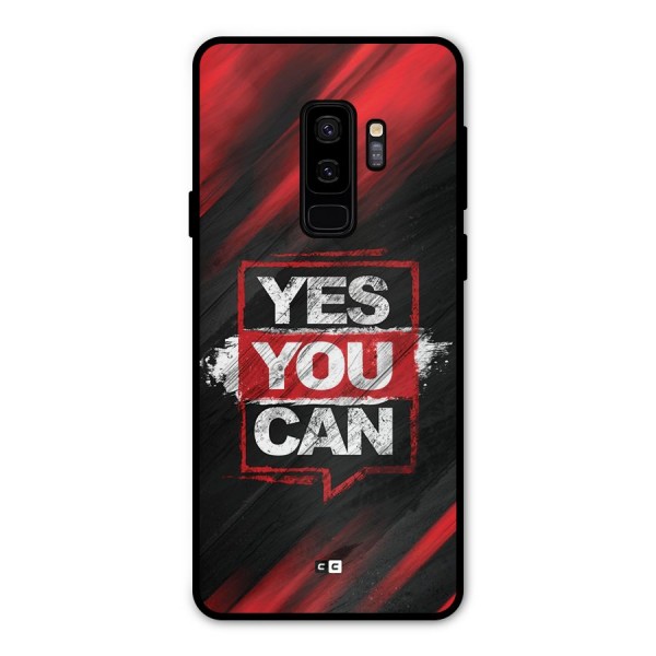 Stay Motivated Metal Back Case for Galaxy S9 Plus