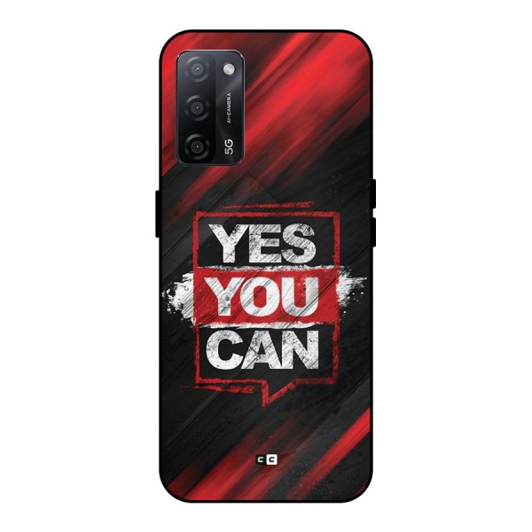 Stay Motivated Metal Back Case for Oppo A53s 5G