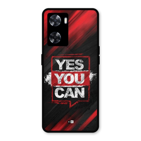 Stay Motivated Metal Back Case for Oppo A77s