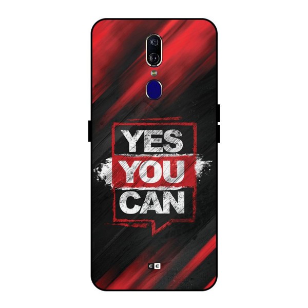 Stay Motivated Metal Back Case for Oppo F11