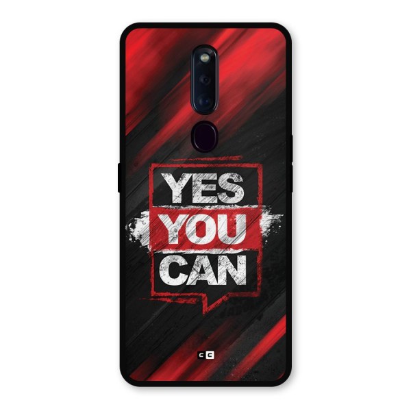 Stay Motivated Metal Back Case for Oppo F11 Pro