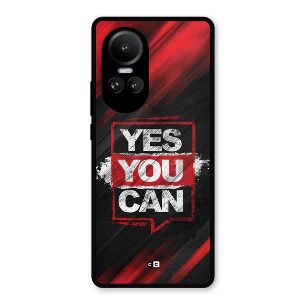 Stay Motivated Metal Back Case for Oppo Reno10