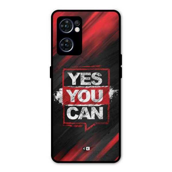 Stay Motivated Metal Back Case for Oppo Reno7 5G